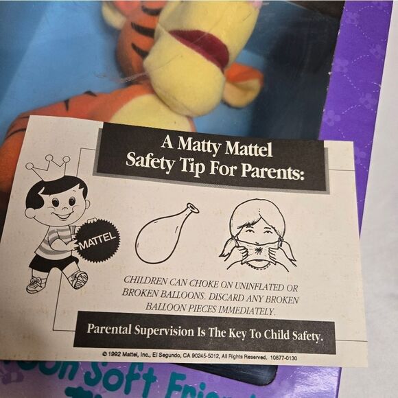 NEW VINTAGE 90s Pooh soft friends Tigger plush stuffed animal Mattel - Picture 9 of 10